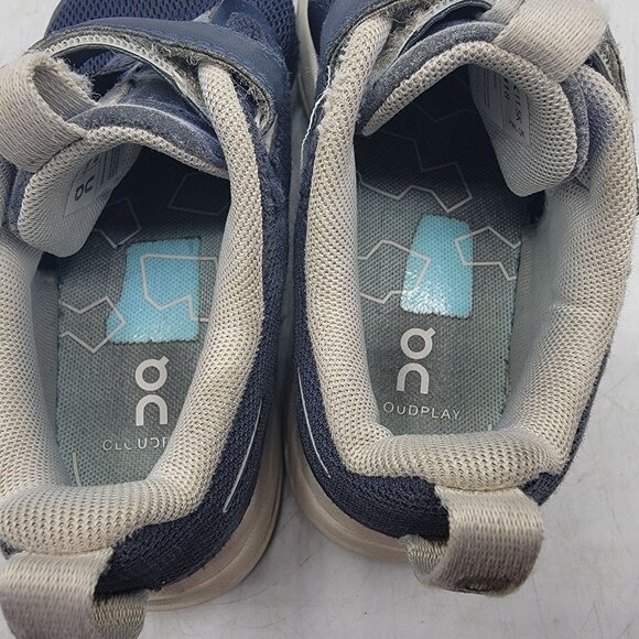 On Cloud Cloudplay Kids 12K Blue Athletic Sneakers School Casual Walking Out - Picture 5 of 14